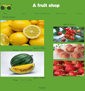 430 A fruit shop 5页 表格